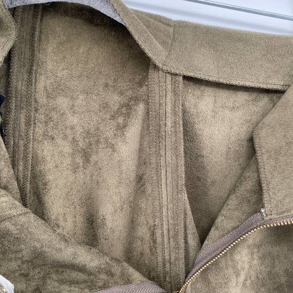 Potters Pot Skirt Women's Size Medium Olive Green Rear Zipper Formal Office - Picture 12 of 14